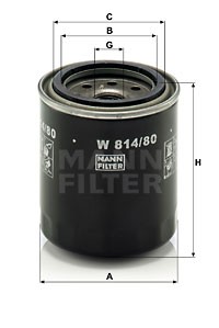Mann filter w81480 filtro - w81480,